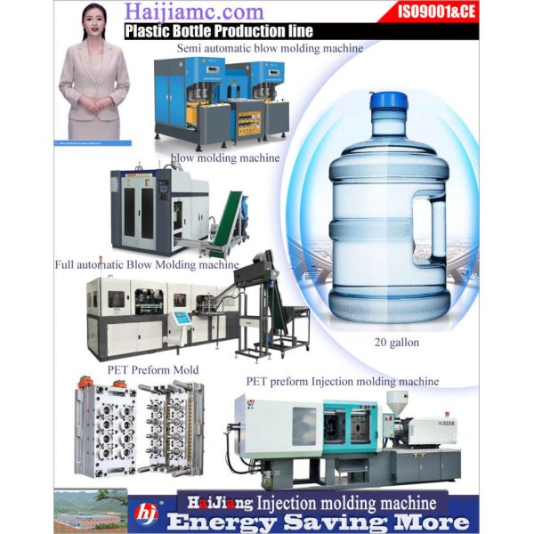 China water bottle making machine	 plastic water bottle  injection machine	 machine for manufacturing plastic water tanks factory