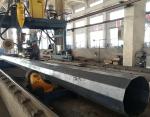 69KV 70FT Galvanized Electric Sub Steel Power Transmission Pole 1885KG Load