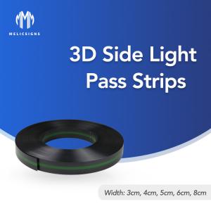 China 7cm Advertising Letter 3D Side Pass Light Strips Channel Letter Materials factory