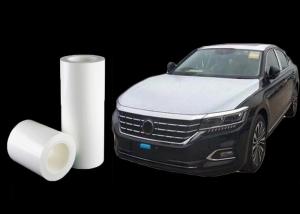 China White Transport Warp Automotive Protective Film Solvent Based Acrylic Glue for freshly painted car bodies factory