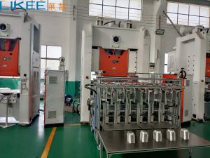 China 130Ton 5~6 Ways Fully Auto Aluminium Foil Container Making Machine factory