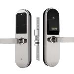 Zinc Alloy Hotel Smart Locks / Electronic Door Lock System For Hotels USB