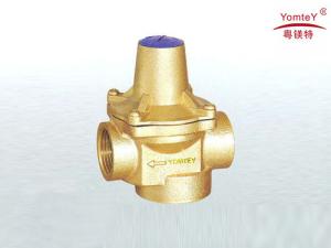 China yomtey brass adjustable pressure reducing vavle factory