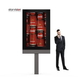 China 75 Inch 2500nits 3840X2160 Outdoor Lcd Digital Signage RAL Color factory