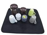 XL Microfiber Counter Dish Drainer Mat Drying Mat For Dishes Coffee Bar