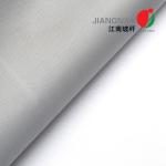 15oz Gary Color 4HS E Glass Silicone Coated Fiberglass Fabric , Silicone Coated