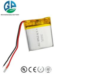 China Square Flat Deep Cycle Lithium Polymer Battery Pack 3.7v 382830 factory
