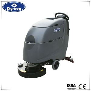 Epoxy Cable Type 24V Battery Floor Scrubber with Disc Type+Drum Type Brush for