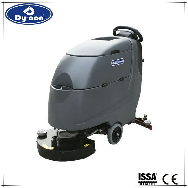 Epoxy Cable Type 24V Battery Floor Scrubber with Disc Type+Drum Type Brush for