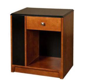 China Wooden Simple design hotel furniture HPL top night stand/bed side table NT-0030 factory