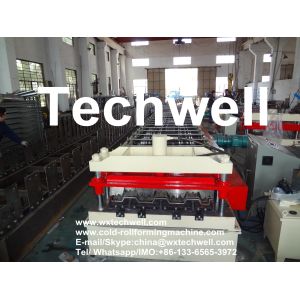 CE Approved Floor Deck Roll Forming Machine for Making 0.8 --1.0 mm Thickness
