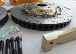 JKGT6 Gold Front Wheel Caliper 6 Pot Brake Kit For 22in Wheel