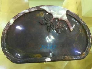 China beauty and the beast tea trolley,onyx stone, tea table,tea table images, tea table designs,tea table design images factory