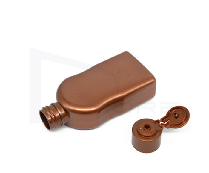 120ml Flip Top Plastic Bottles