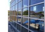 6063 T5 60um Film Glazed Aluminum Curtain Walls Section