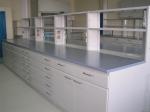 Steel School Lab Furniture , Aluminum Alloy Column Portable Lab Bench