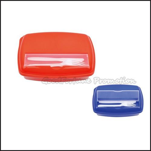 Hot Sale Eco pp Portable promotional gift lunch picnic fruit case box organizer