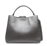 Women Tote Bag Alligator Pattern Leather Handbags Big Capactity Cross-body Bags