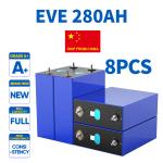 -Ukraine Trade Essential 3.2V 280AH LiFePo4 Battery-8pcs Grade A