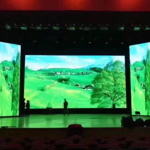 China Indoor P3.91LED Stage Curtain Screen Background Advertising Rental HD No Drag full color led display factory