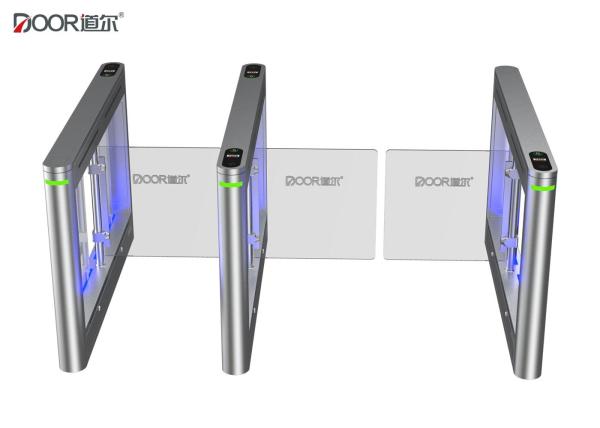 Anti Fingerprint Surface Security Swing Gate , Mechanical Turnstile Long Life