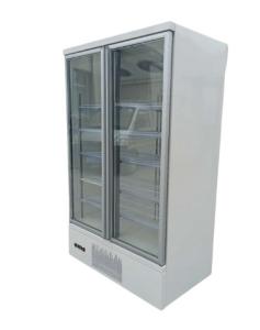 China White Series Double Door Air Cooled Frost-Free Refrigeration Facilities Display Cabinet factory