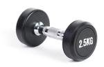 Rubber Round dumbbells, round rubber dumbbells, body solid round rubber