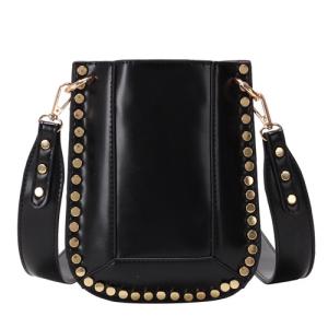 China ODM Leather Phone Bag 10cm 19cm Wide Strap Messenger Bag factory