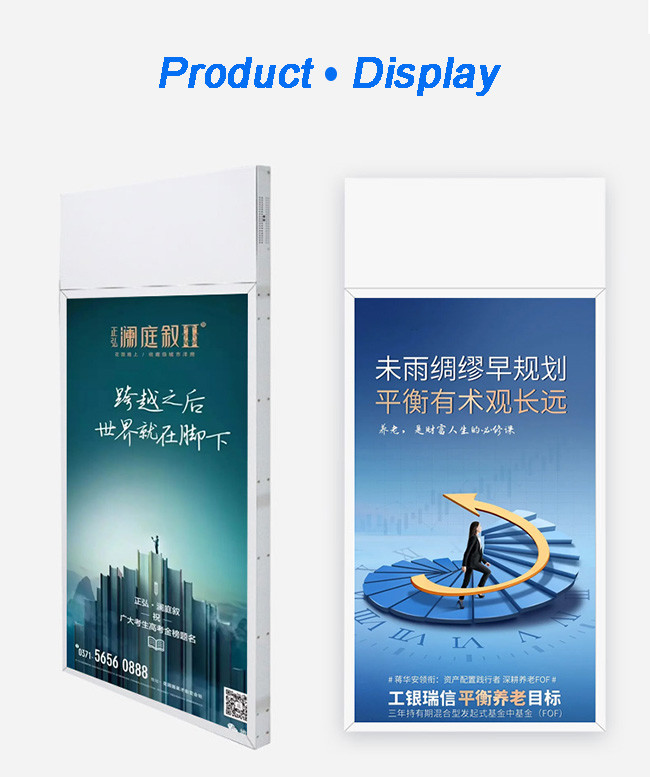 High Brightness Ultra Thin LED Window Display Indoor Screen Transparent Hanging Double Sided Glass Storefront Display