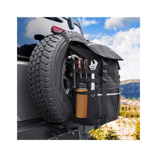 Multi-Pockets Backpack Waterproof Car back Cargo Carrier Trailer cover Traveling