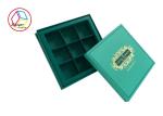 Festival Chocolate Sweet Gift Boxes Green Color CMYK Pantone Printing