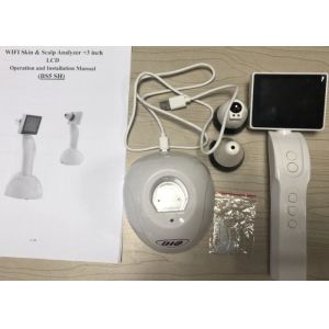 Skin and Scalp Detector Video Dermatoscope with Analysisi Report of Moisture Oil