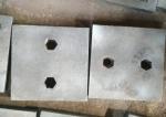 Chrome-Moly Steel wear plates and maching parts are testings before delivery