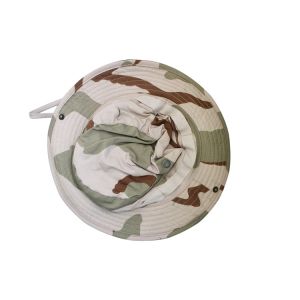 Military Bonnie Cap Adjustable Strap Tactical Hunting Hat Twill Fabric
