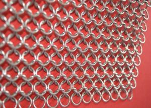 China Polishing Surface Stainless Steel Pot Scrubber , Wire Mesh Scrubber For Casseroles factory