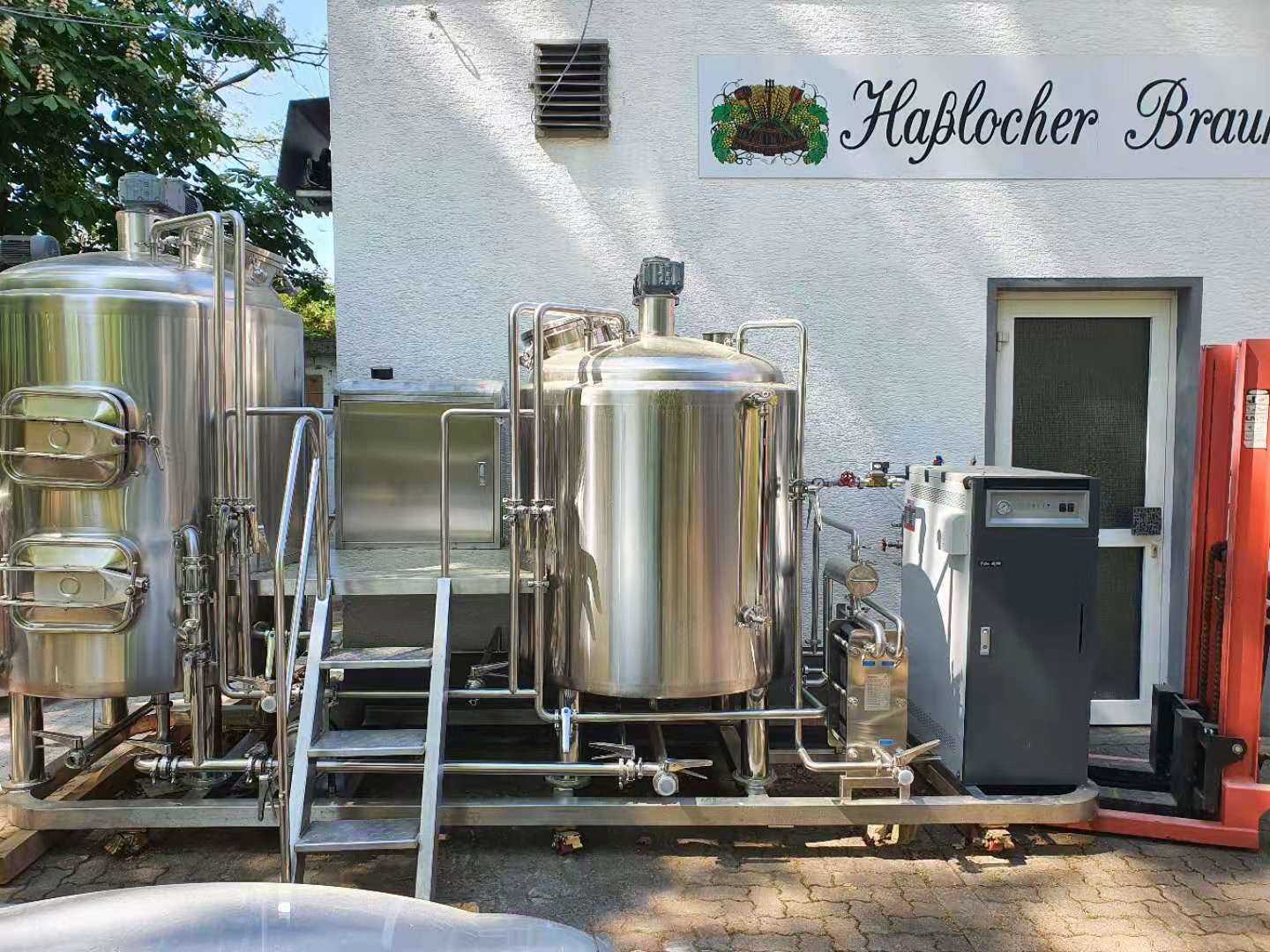 Steam Heating 300L Craft Beer Equipment With Touch Screen