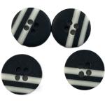Plastic five Combo Buttons 4 hole with 18L For Sewing Shirt Blouses