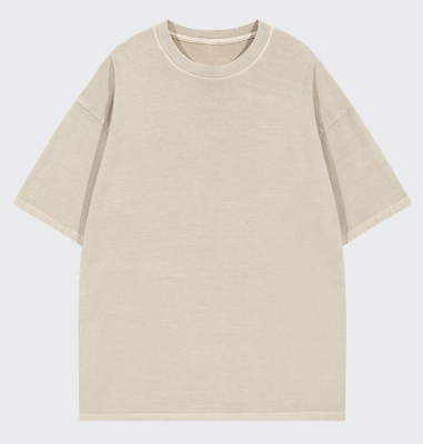 Vintage Blank T Shirts Wholesale Short Sleeve Rock Men'S Vintage Wash T-Shirt