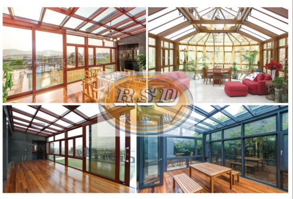 High Strength Aluminum Frame Sunroom Solutions For Commercial and Residential
