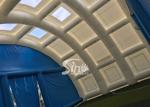 15m X 15m White N Blue Large Airtight Inflatable Wedding Party Tent With Best