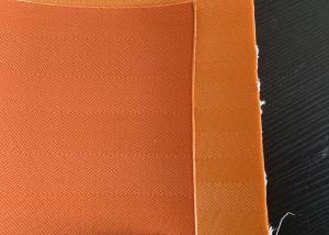 China Vacuum Filter Machine Used Polyester Mesh Belt Orange Color Wrinkled Resist factory