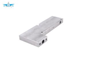 China Precision Aluminium Machined Parts , OEM Silver Color Robot Spare Parts factory