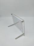 ODM Acrylic Photo Display Stands , Square Clear Photo Frame Stand