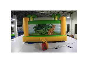 China Hawaii Coconut Tree Tropical Style Inflatable Bounce House For Children factory