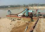 Bucket Dredger 105.5kw Power High Capacity Dismountable Hull Structure