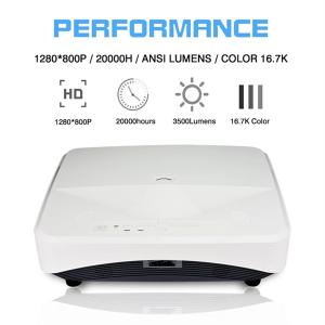 China 1080p 4k Home UST Full Hd Portable Projector 12000:1 Home Theater factory