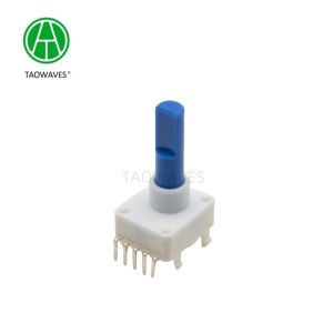 Compact Rotary Encoder with Optical Feedback and Knob Working Principle Absolute