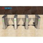 High Speed Subway Station Turnstile , Pedestrian Speed Gates 45people/min