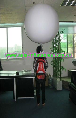Best Selling Outdoor Advertising Inflatables Led Light Backpack Balloon For