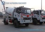 White 4 M3 Sinotruk King Brand 6 Wheeler Mini Mixer Truck 250 Litres